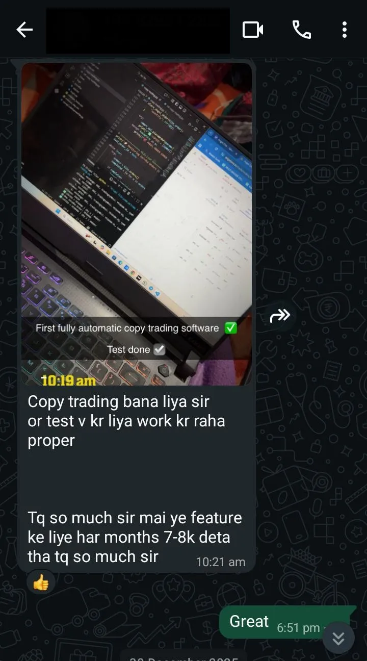Algosid student — cohort screenshot 4